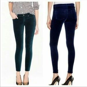 J. CREW Matchstick Velvet Jean